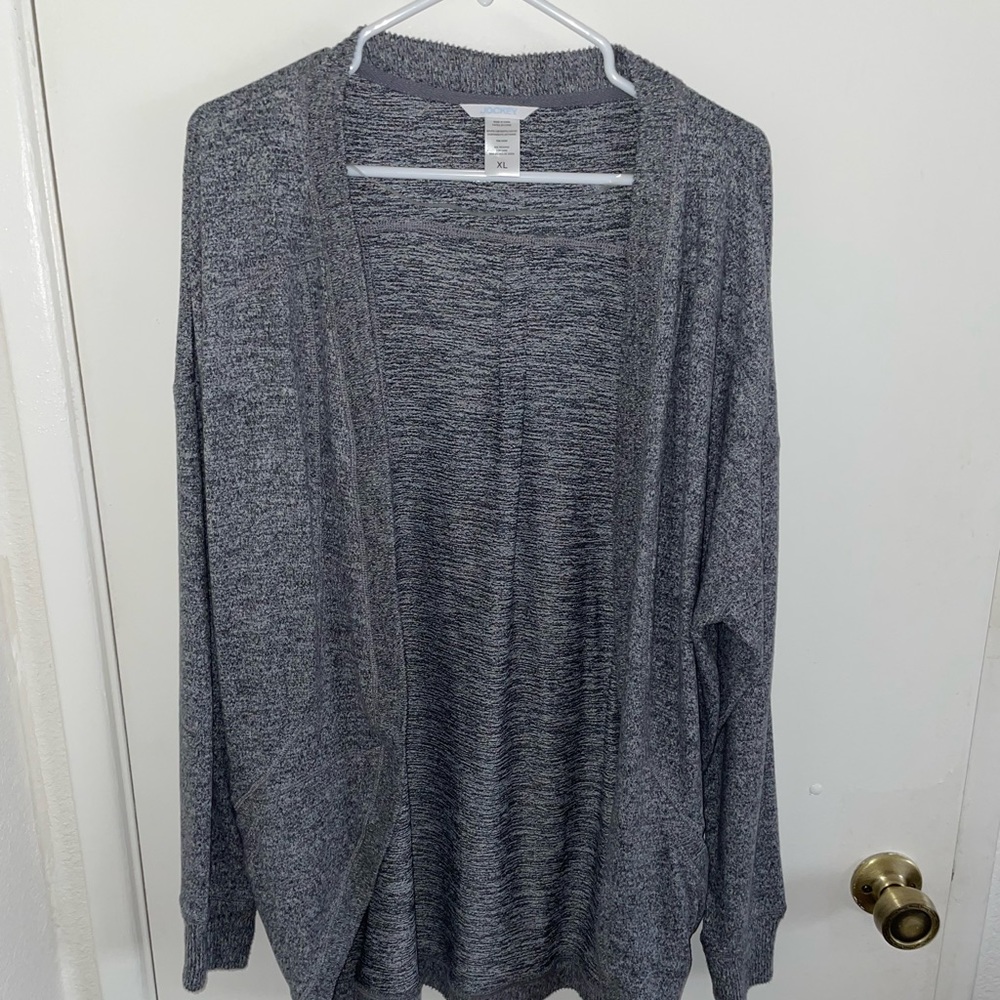 Grey Jockey Cardigan